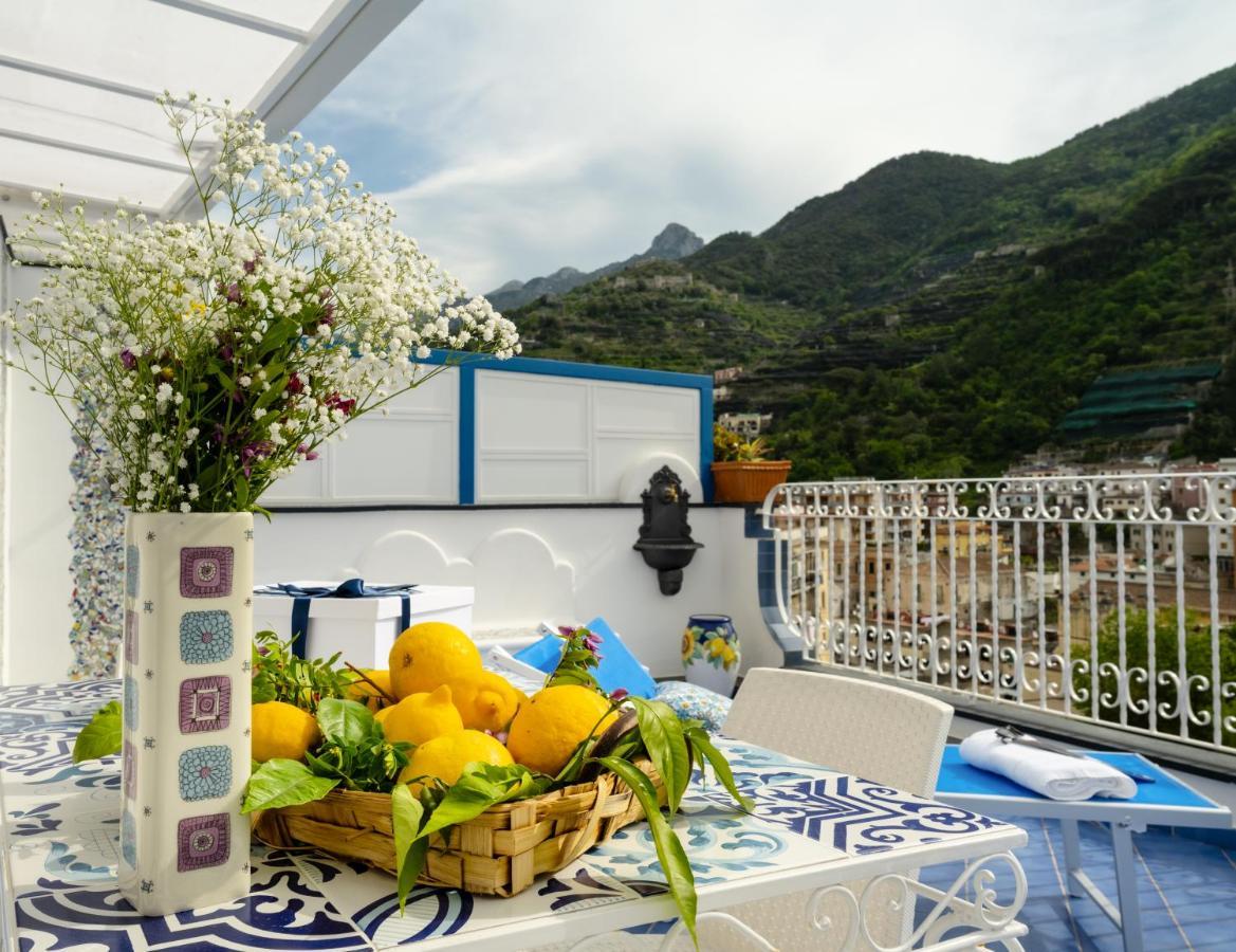 Grecale - Amazing Apartment With Patio And Sea View Maiori Eksteriør billede