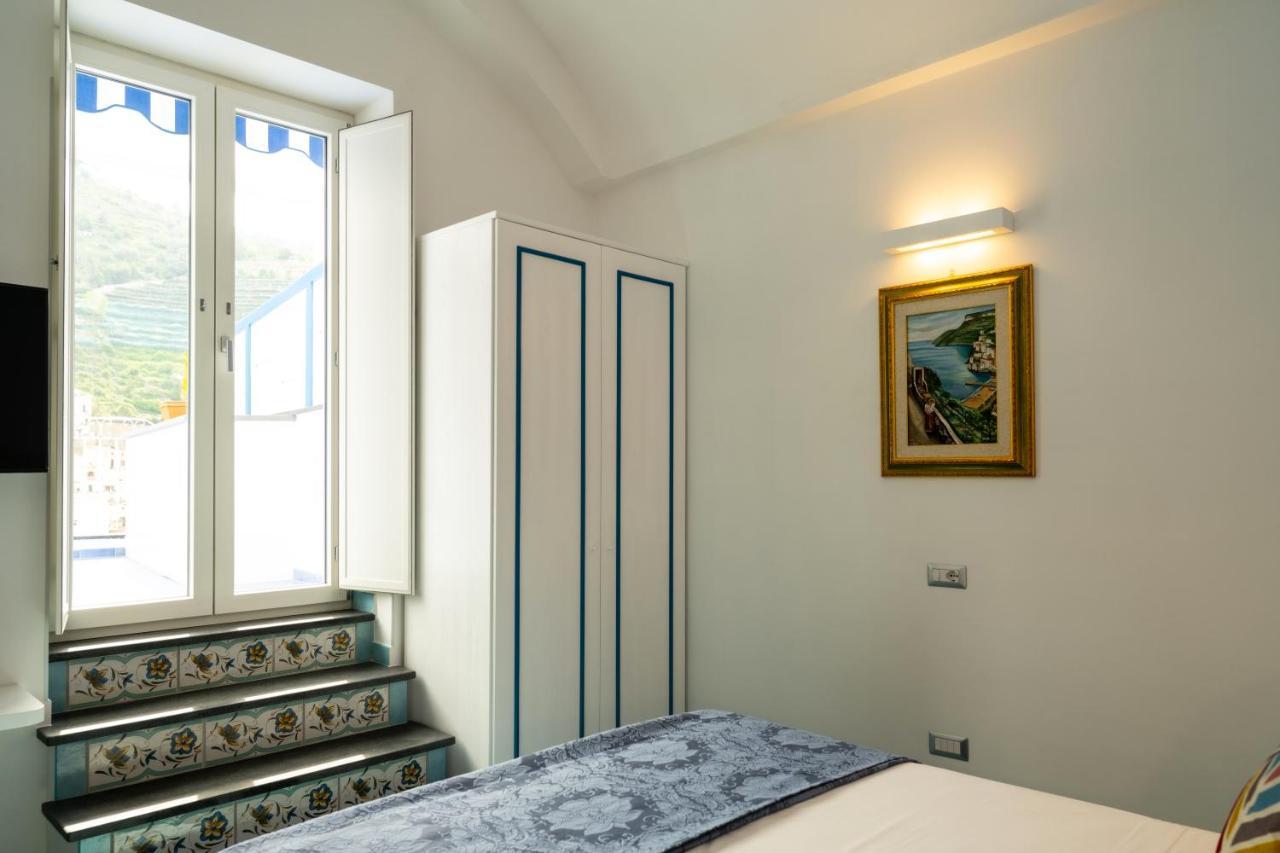 Grecale - Amazing Apartment With Patio And Sea View Maiori Eksteriør billede