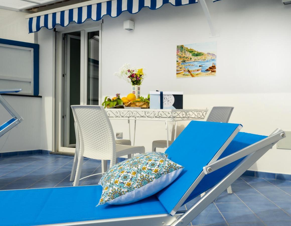 Grecale - Amazing Apartment With Patio And Sea View Maiori Eksteriør billede